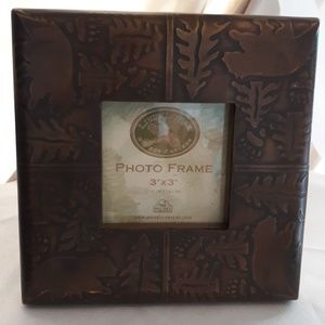 Antiqued Embossed Copper Frame
